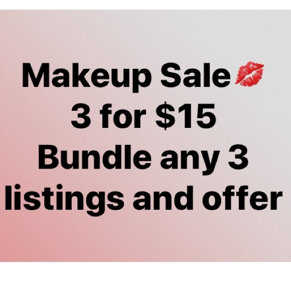Urban Decay Other - Add any 3 listings to a bundle and offer $15!